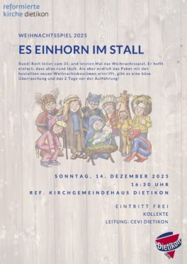Flyer Weihnachtsspiel 2025